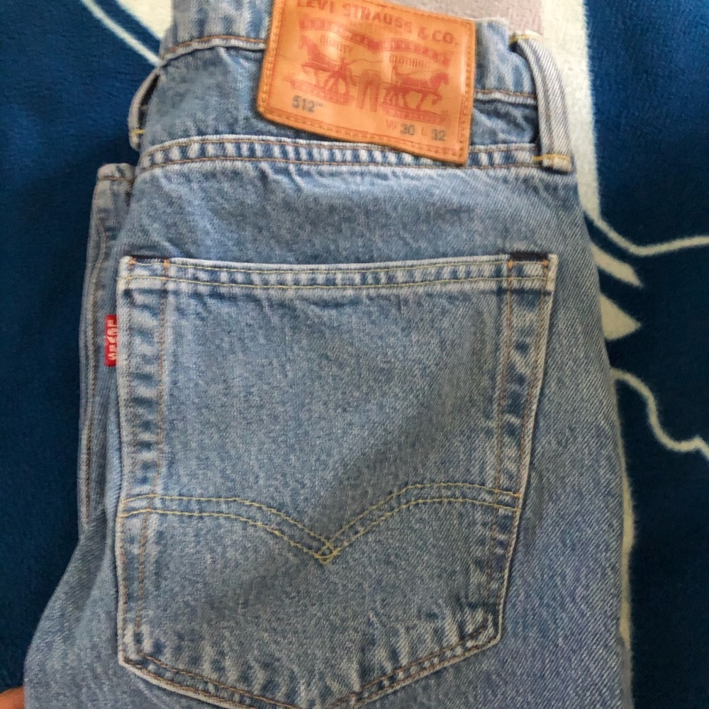 Levis men 512 slim taper 30x 32 vintage dad pants